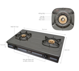 Bếp gas đôi Rinnai-RV-377