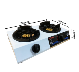 Bếp khè gas 2 lò bán công nghiệp SOGO GT-208S2