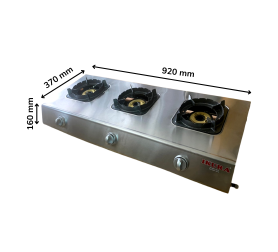 Bếp gas công nghiệp 3 lò đốt