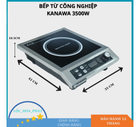 Bếp Từ Công Nghiệp 3500W KANAWA TML01