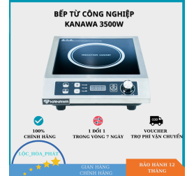 Bếp Từ Công Nghiệp 3500W KANAWA TML01