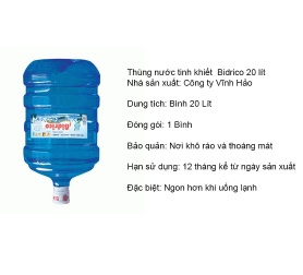 Bình nước Bidrico 20 Lít (Bình úp)