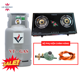 Trọn bộ Bếp và Bình gas kèm van và dây dẫn