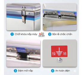Máy Hút Chân Không Công Nghiệp DZQ-320X2 2 Thanh Hàn